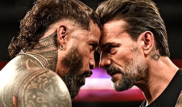 CM Punk and Jey Uso go face-to-face on WWE Raw ahead of Saturday Night Main Event.