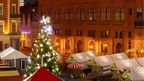 Strasbourg’s historic Christmas market lights up the city, earning it the title of Christmas Capital of the World.