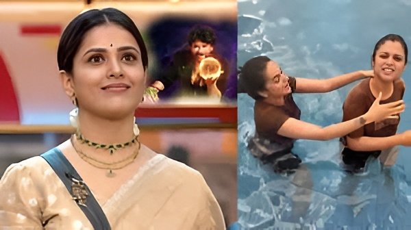 Yashmi and Srisathya go live supporting Kalyan, calling out Tanuja’s PR strategies in Bigg Boss Telugu 9 finale race.