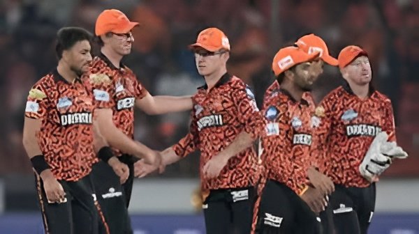 Sunrisers Hyderabad players during IPL 2026 auction discussions after finalising their squad lineup.