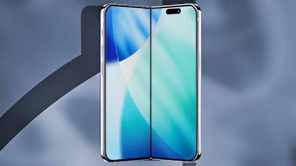 Concept image of Samsung’s rumored Wide Fold smartphone, expected to debut ahead of Apple’s foldable iPhone.