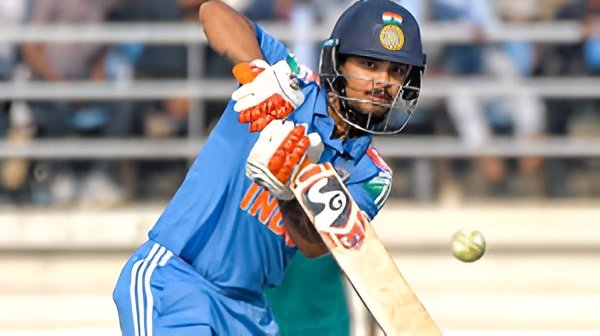 Ishan Kishan celebrating a match-winning performance, marking his return to Team India for T20 World Cup 2026.