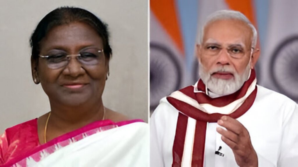 President Droupadi Murmu and Prime Minister Narendra Modi during official events as they extend Christmas wishes to the nation.