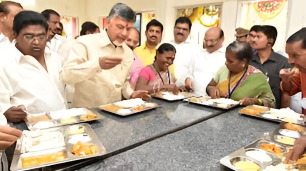 Anna Canteens to serve affordable ₹5 meals in rural Andhra Pradesh from Sankranti, reaching villages for the first time.