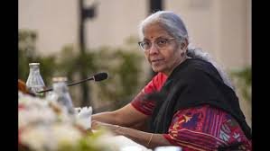 Nirmala Sitharaman interacts with women and youth during the inauguration of the AI and Future Skill Hub at PM Lanka in West Godavari district.