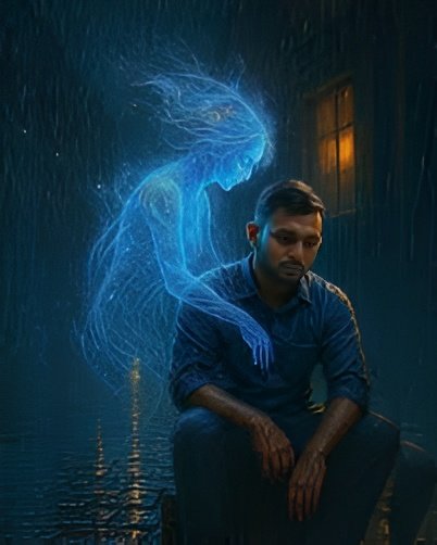 AI-generated cinematic urban portrait created using ChatGPT photo editing prompts.