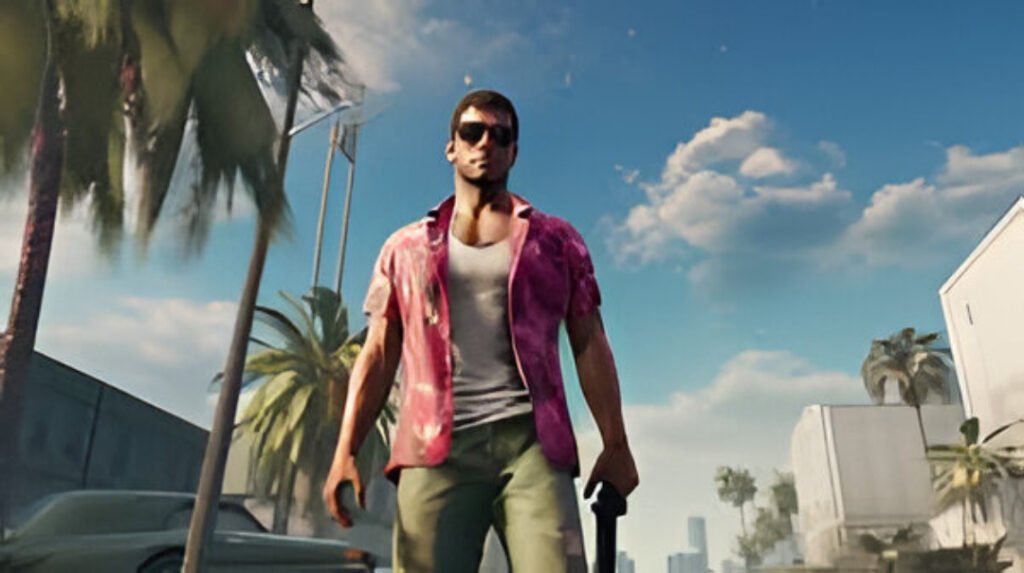 GTA 6 teaser shows Jason in tropical attire, hinting at Rockstar’s upcoming blockbuster release in 2026.