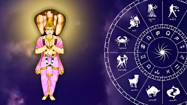 Astrological chart highlighting Rahu–Ketu transit in 2026 and its impact on zodiac signs.