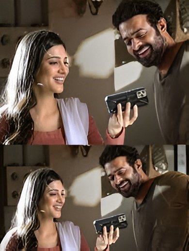 Prabhas and Shruti Haasan share a playful moment on the Salar set; unseen photo sparks excitement for Salar Part 2.