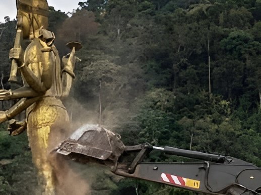 Lord Vishnu statue near Thailand-Cambodia border damaged, triggering social media outrage and #BoycottThailand trend.