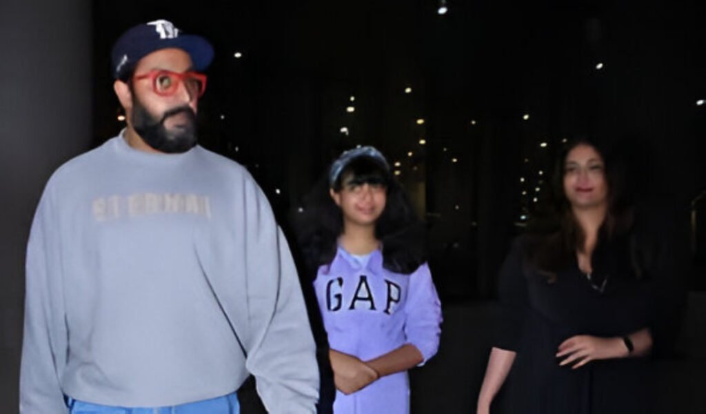 The Bachchan family lands in Mumbai after a joyful New York getaway, spreading New Year cheer and posing happily for fans at the airport.