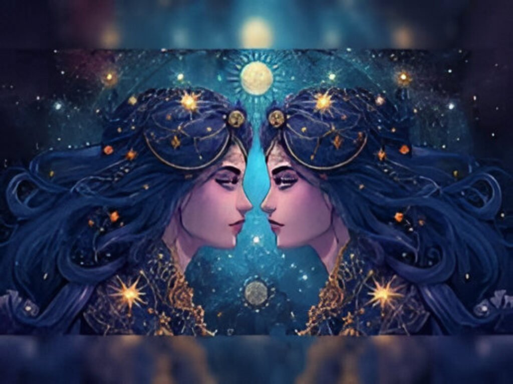 Daily horoscope illustration representing zodiac signs and cosmic energies for January 6, 2026.