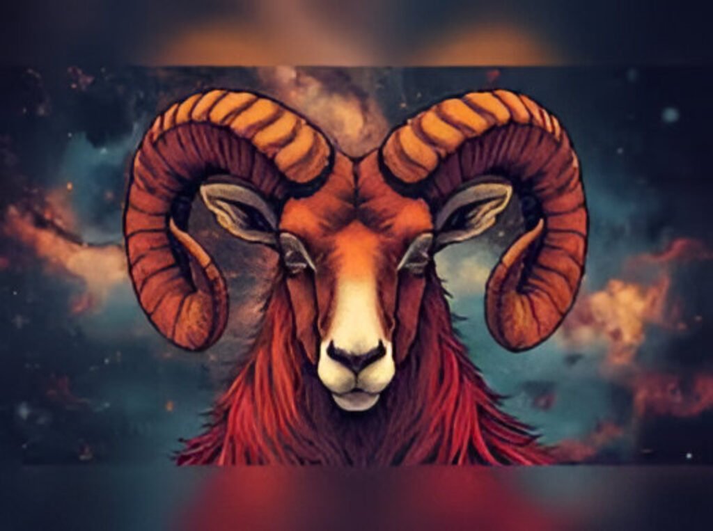 Aries zodiac illustration highlighting balance, calm energy, and self-growth for January 6, 2026.