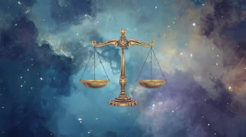 Libra zodiac illustration symbolising balance, insight, and personal growth for January 6, 2026.