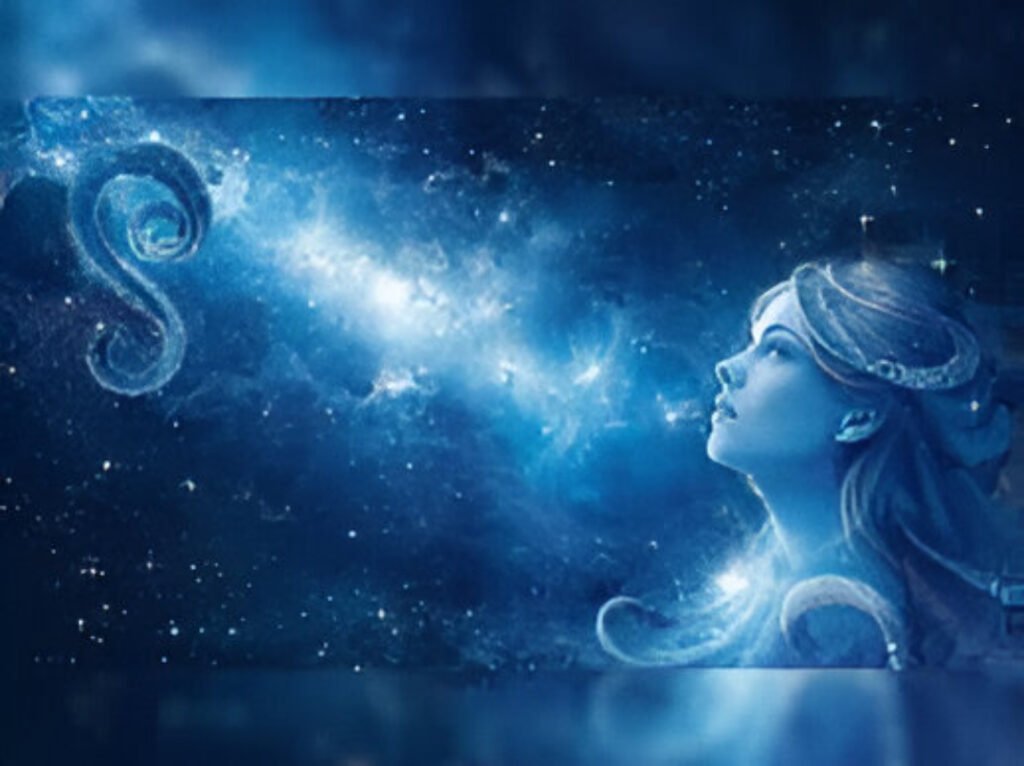 Aquarius zodiac illustration representing adaptability, creativity, and new opportunities for January 6, 2026.