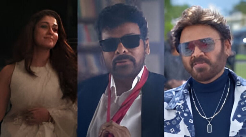 Chiranjeevi and Nayanthara star in Mana Shankara Vara Prasad Garu, releasing worldwide on January 12 for Sankranti.