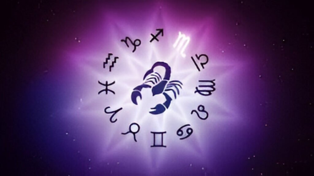 Scorpio zodiac illustration symbolizing creativity, self-care, and mental balance on January 7, 2026.