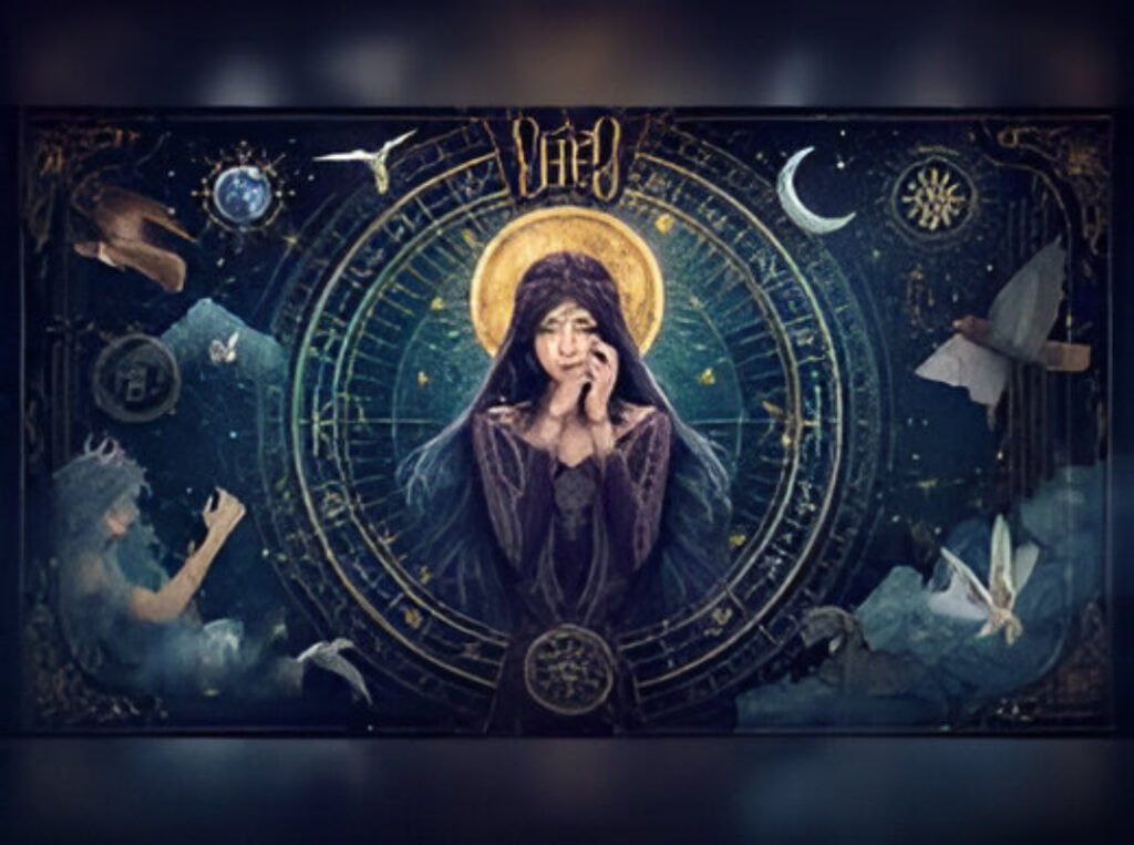 Virgo daily horoscope illustration for January 8, 2026, symbolising balance, self-trust, and mindful action.