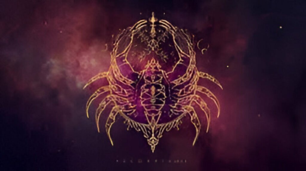 Scorpio daily horoscope illustration for January 8, 2026, reflecting strength, clarity, and self-empowerment.