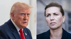 Danish PM Mette Frederiksen and U.S. President Donald Trump discuss Greenland dispute.