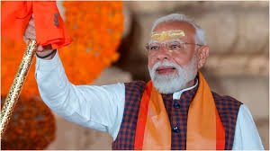 PM Narendra Modi addresses the Shaurya Yatra during Somnath Swabhiman Parv in Gujarat.