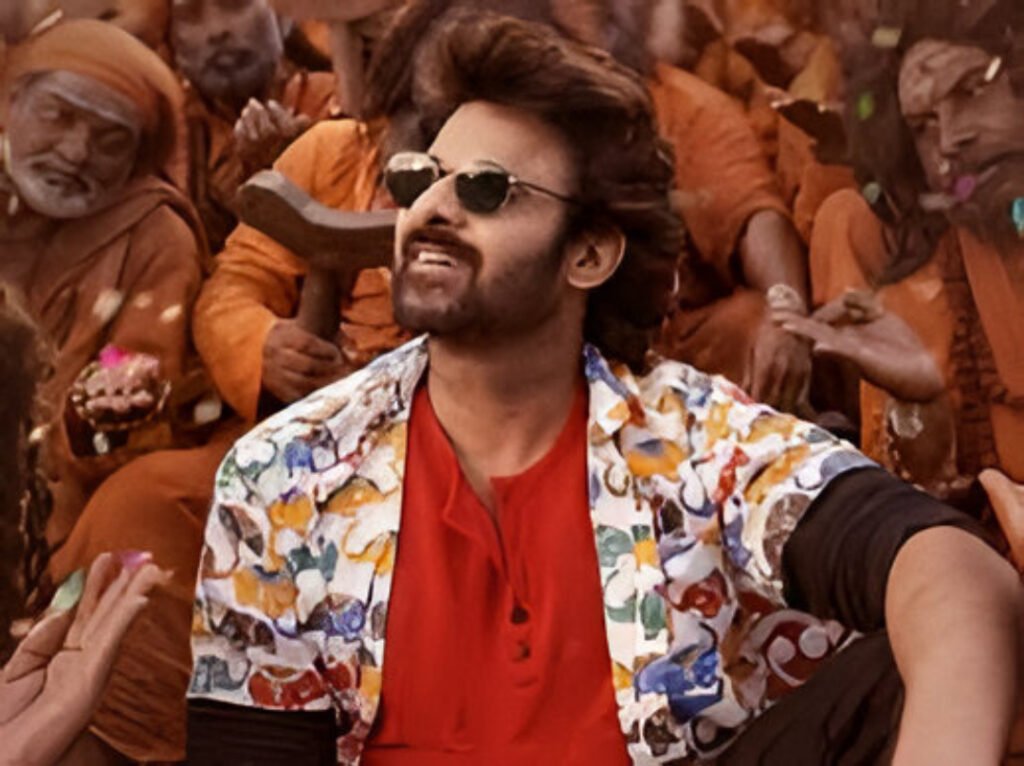 Prabhas in a still from The Raja Saab, which has crossed ₹138 crore worldwide by Day 2.