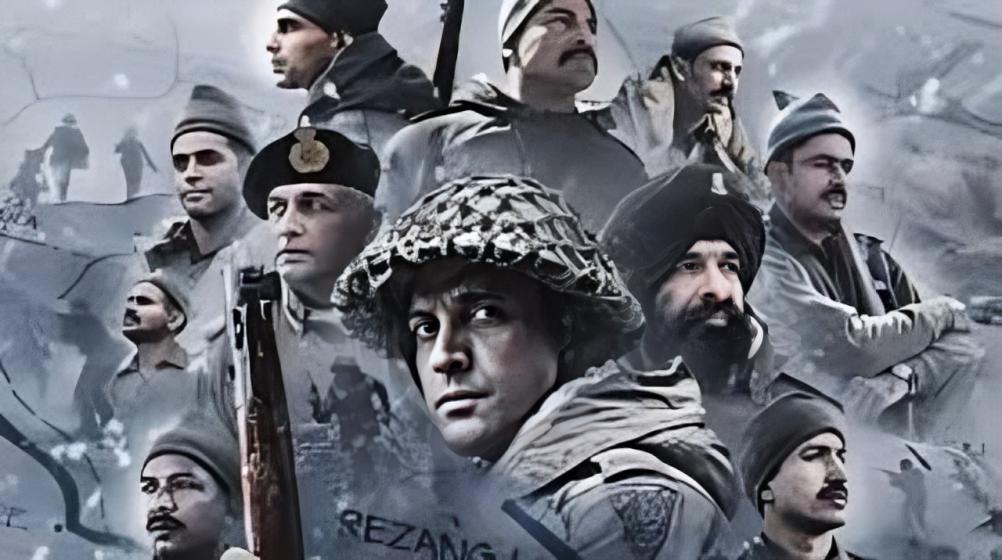 Farhan Akhtar as Major Shaitan Singh Bhati in 120 Bahadur, a gripping war drama now streaming on Amazon Prime Video.