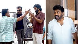 Anil Ravipudi with Chiranjeevi on the sets of 'Mana Shankara Varaprasad Garu', gearing up for a future project with Nagarjuna.