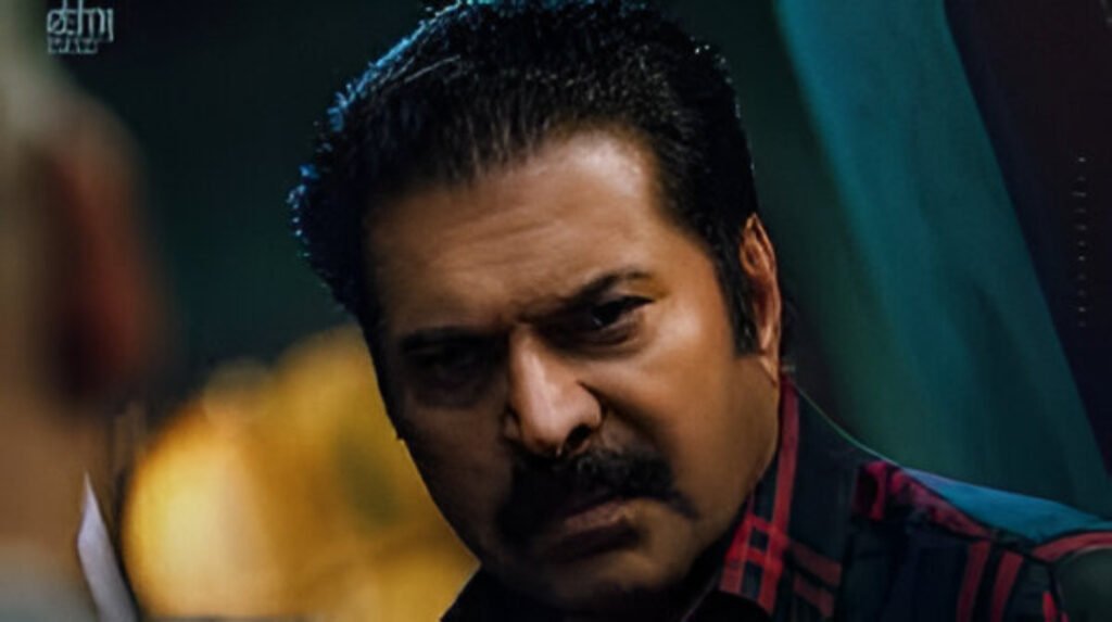 Mammootty in a terrifying serial killer avatar in the Malayalam psychological thriller Kalamkaval, now streaming on OTT.