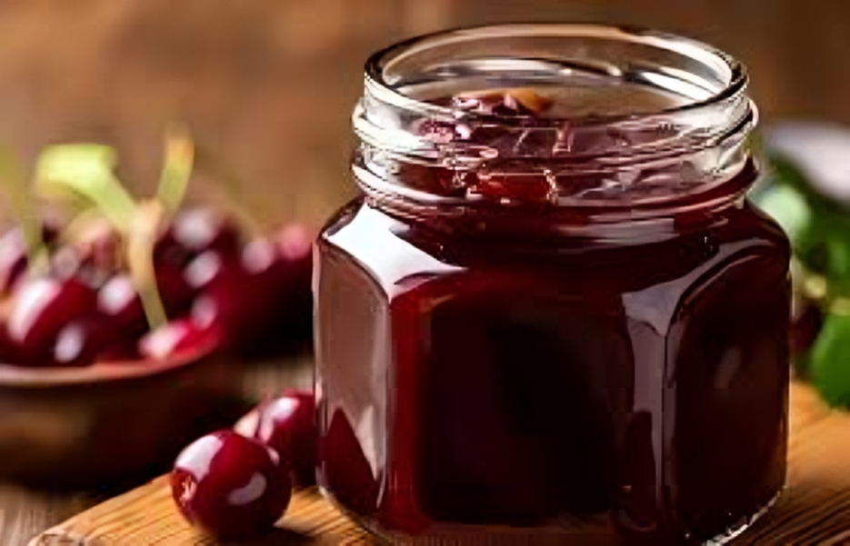 Chocolate bars and jam jars stored at room temperature to preserve taste, texture, and freshness.