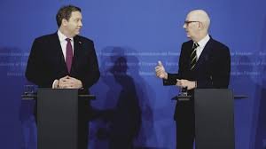 A mobile phone displays Donald Trump’s Truth Social post on Greenland as transatlantic tensions escalate.