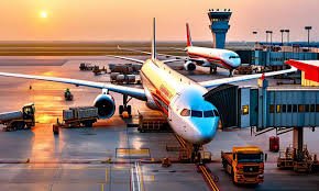 An IndiGo aircraft at an airport, as the airline undertakes operational changes and returns unused flight slots.