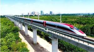 Representative image of a high-speed train symbolising Kerala’s proposed new rail corridor led by E Sreedharan.