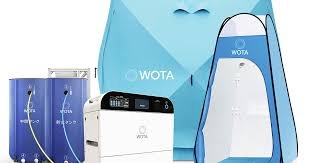 WOTA BOX: Japan’s compact home water recycling system purifies and reuses greywater, enabling pipe-free households.