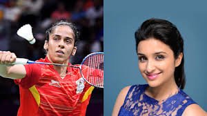 Saina Nehwal and Parineeti Chopra on the sets of Saina biopic; interaction was purely professional, says Nehwal.