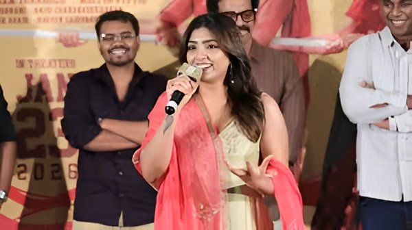 Actress Eesha Rebba during promotions of her upcoming film Om Shanti Shanti Shanti, addressing relationship rumours.