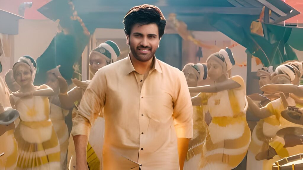 Sharwanand in a fun-filled moment from Nari Nari Naduma Murari, the Sankranthi 2026 entertainer creating buzz.