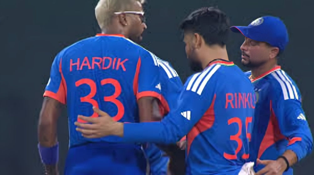 Watch: Hardik Pandya’s Angry Reaction to Kuldeep Yadav During IND vs PAK T20 World Cup Clash